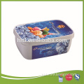 2L rectangular food grade disposable IML plastic ice cream box